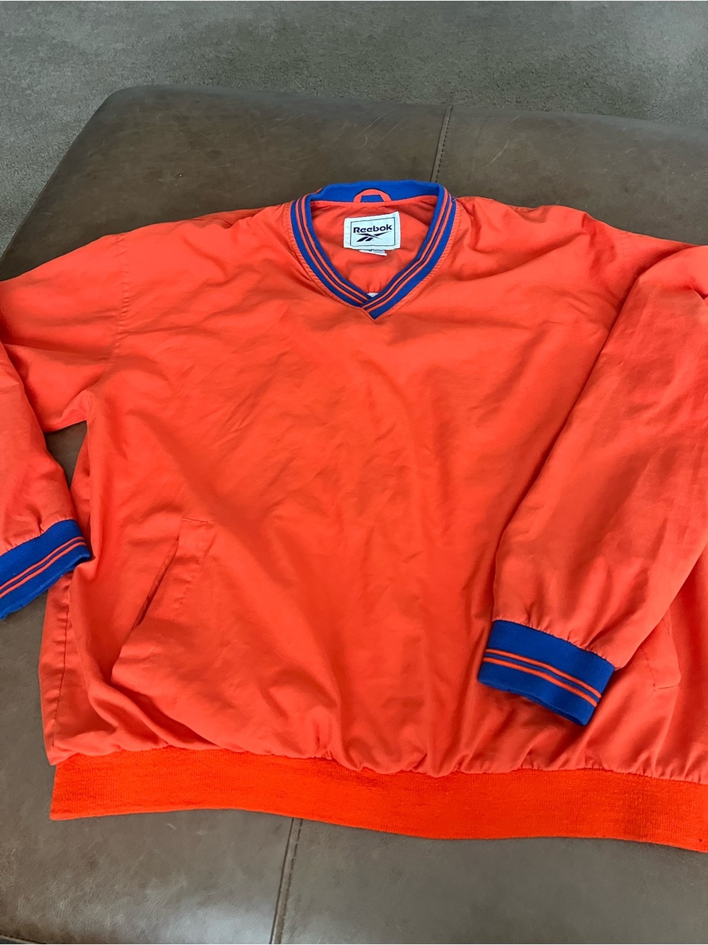 Reebok Vintage 90s Winter Pull Over Varsity Sports Sweater Jacket Shirt M